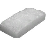 Кирпич из белой соли необработанный из гималайской соли 20x10x5 см