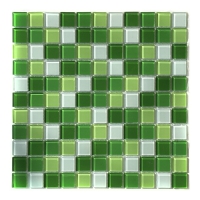 Мозаика стеклянная Aquaviva Сristall Green Light