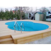 Бассейн Sunny Pool восьмерка глубина 1,5 м размер 5,25х3,2 м