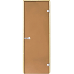 Дверь для сауны Harvia (Харвия) 80x210 STG сосна/бронза