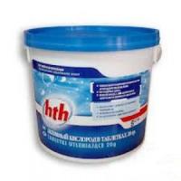 hth Быстрый стабилизированный хлор в таблетках 20 гр. 5 кг