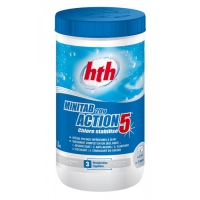 hth Медленный стабилизированный хлор 5 в 1 1,2 кг